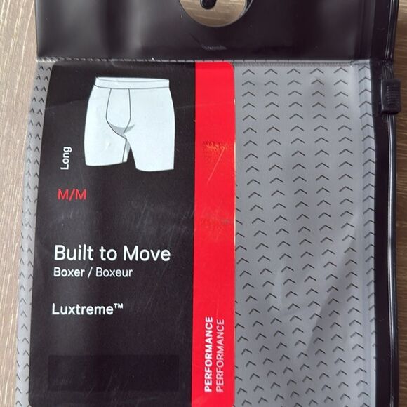 Lululemon Built to Move Long Boxer 7" black Medium NWT in packaging - Picture 5 of 6